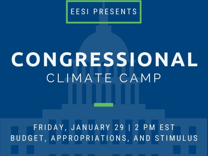 Congressional Climate Camp: Federal Policies for High Emitting Sectors